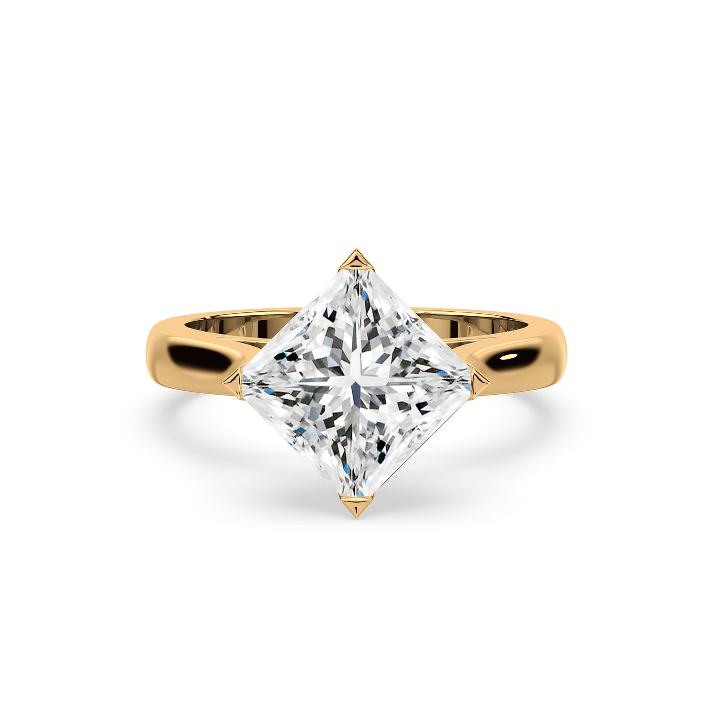 Radiant Princess Diamond Engagement Ring