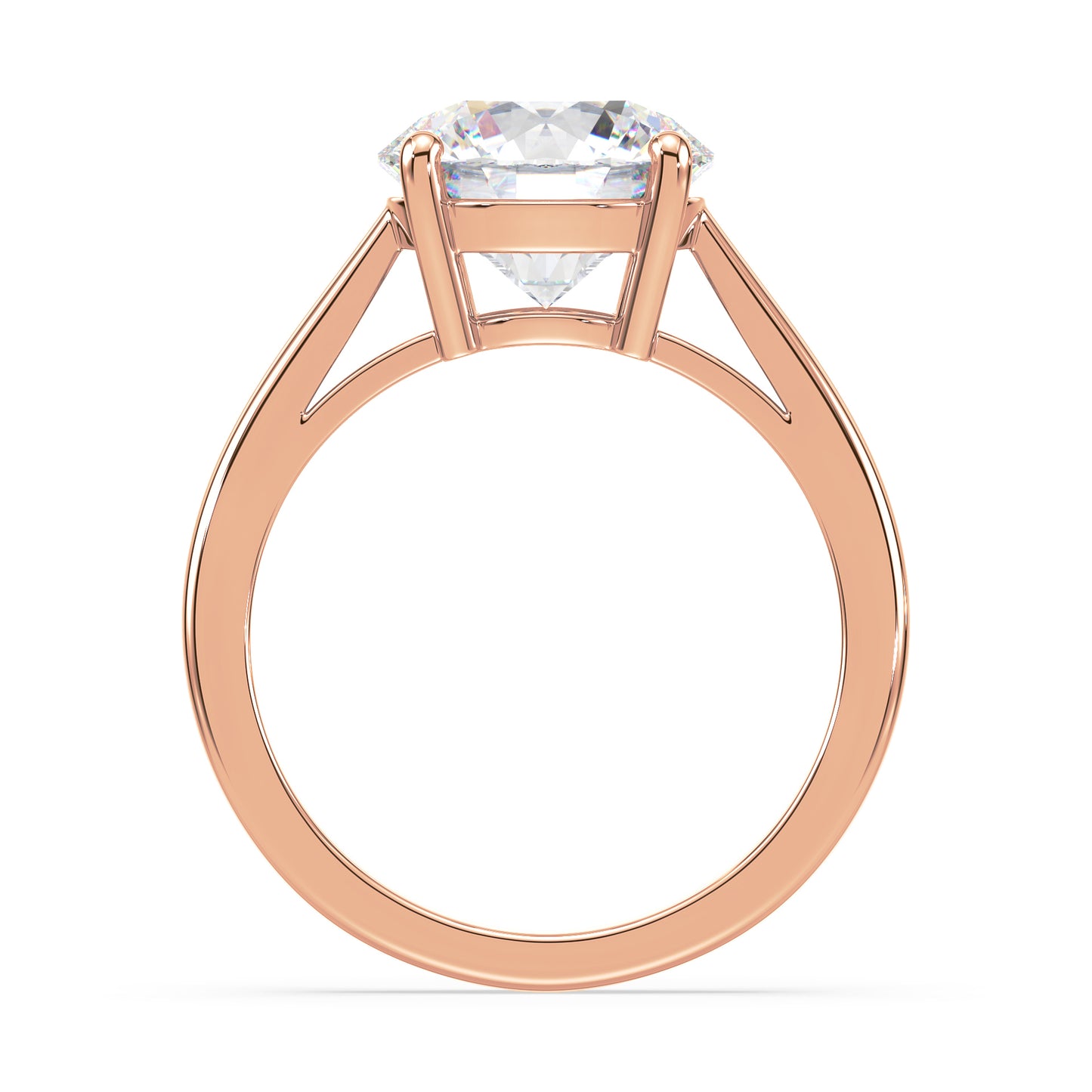 Elegant Round Diamond Ring