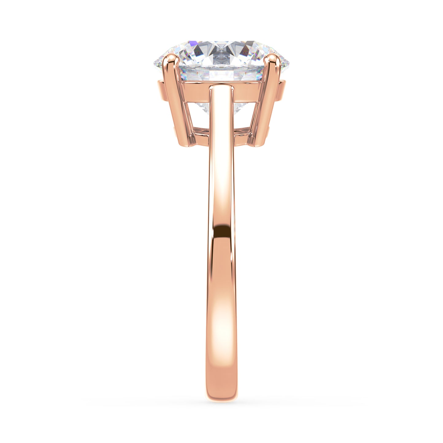 Elegant Round Diamond Ring