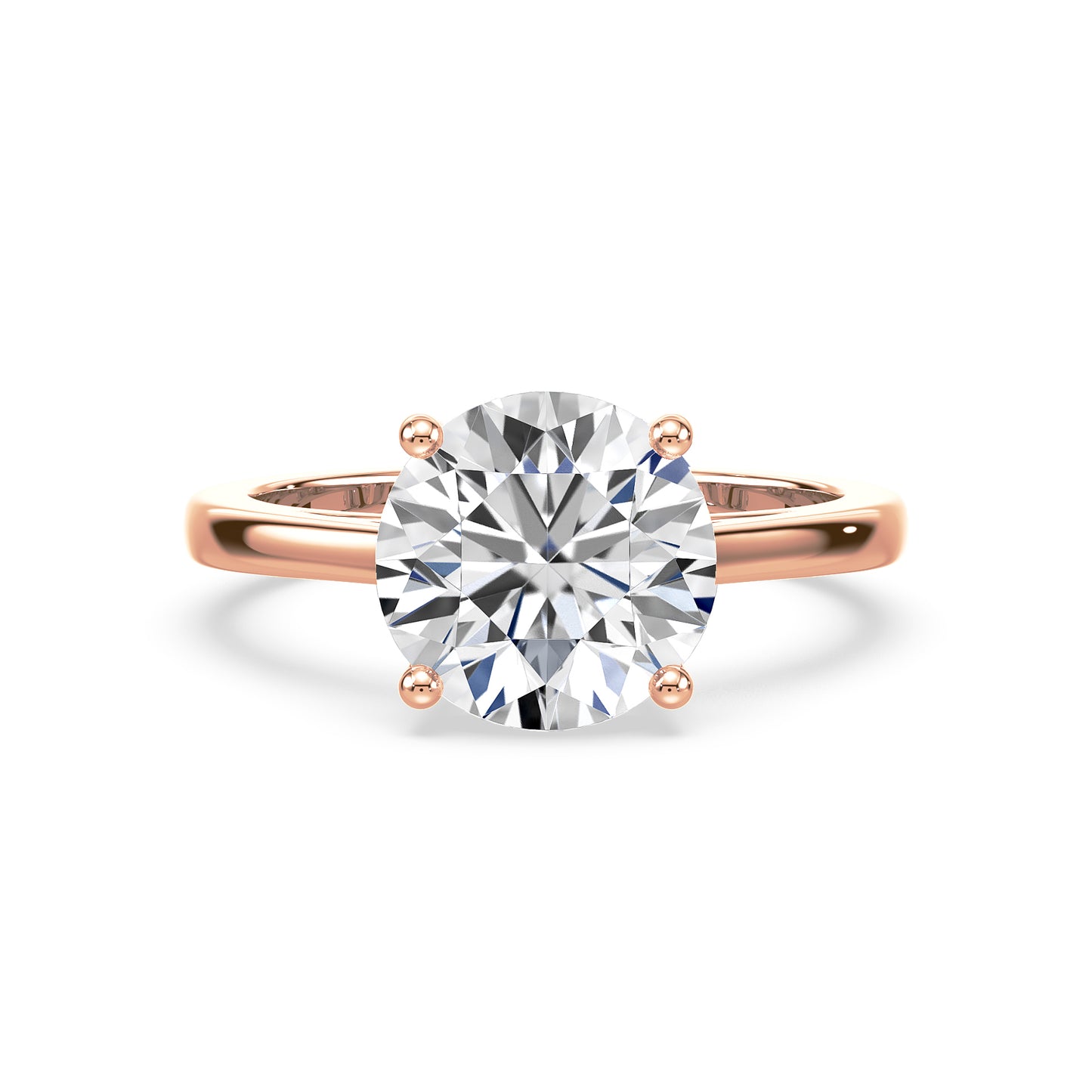 Elegant Round Diamond Ring