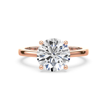 Elegant Round Diamond Ring