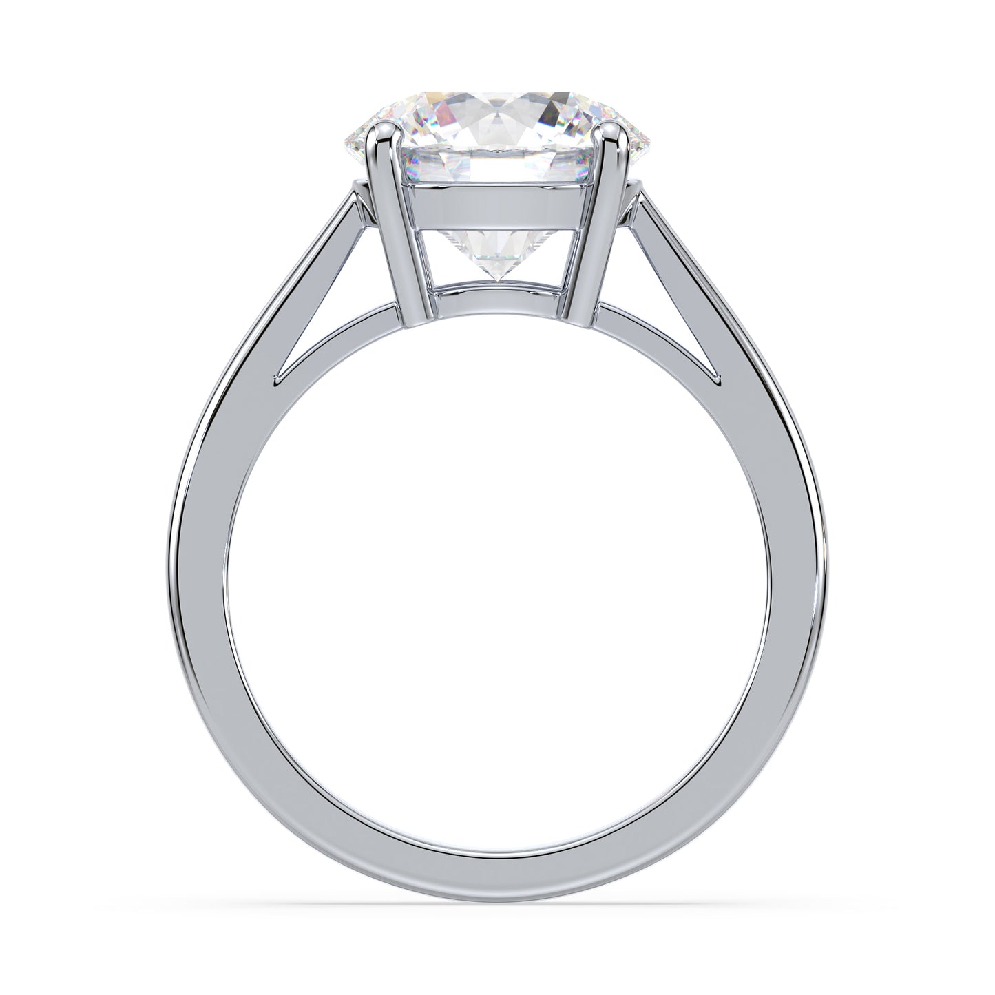 Elegant Round Diamond Ring