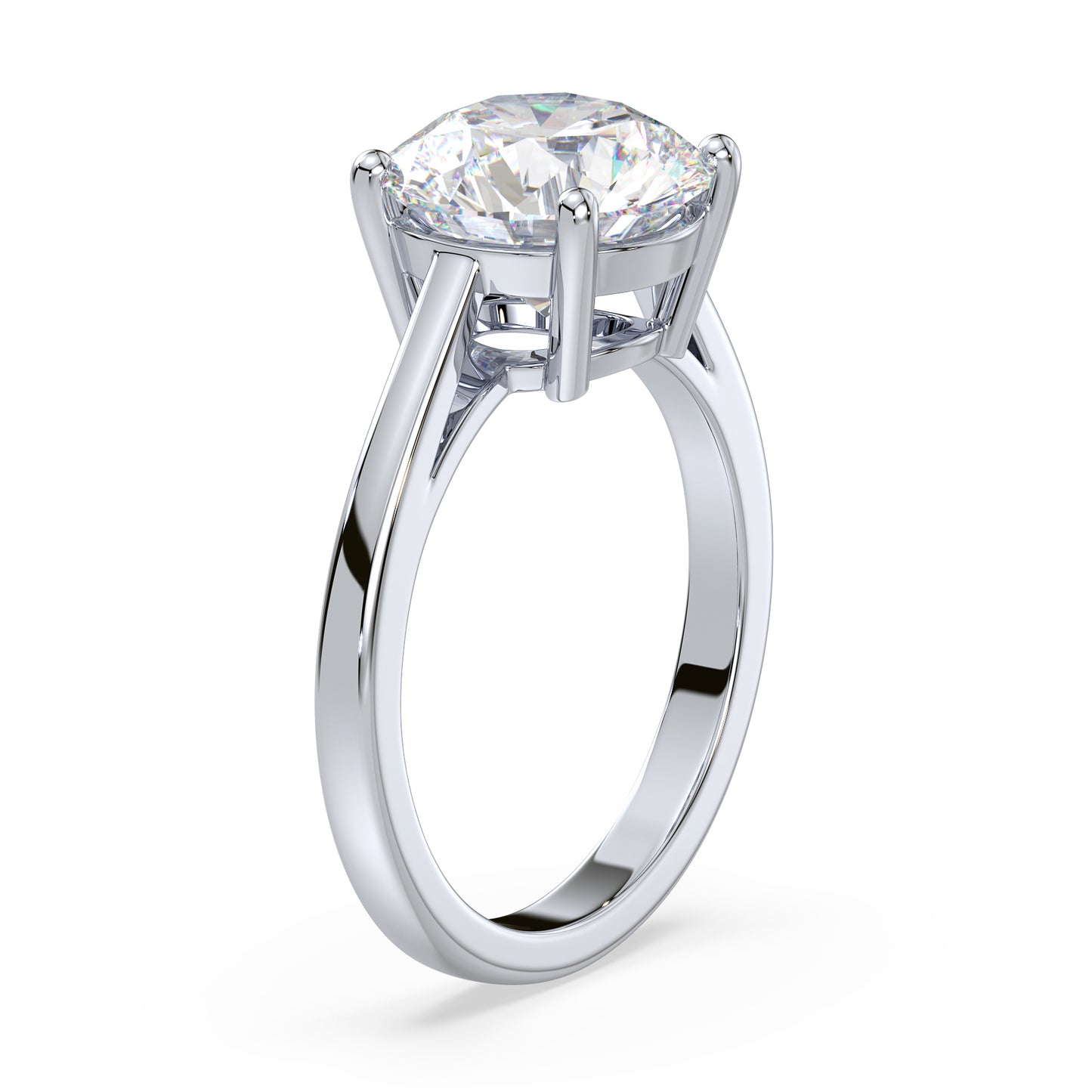 Elegant Round Diamond Ring