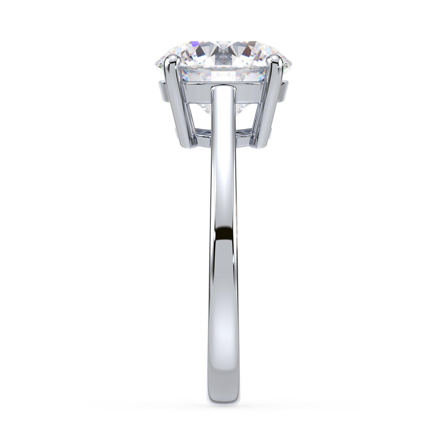 Elegant Round Diamond Ring