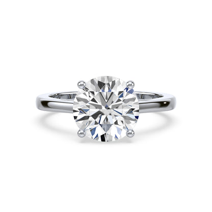 Elegant Round Diamond Ring
