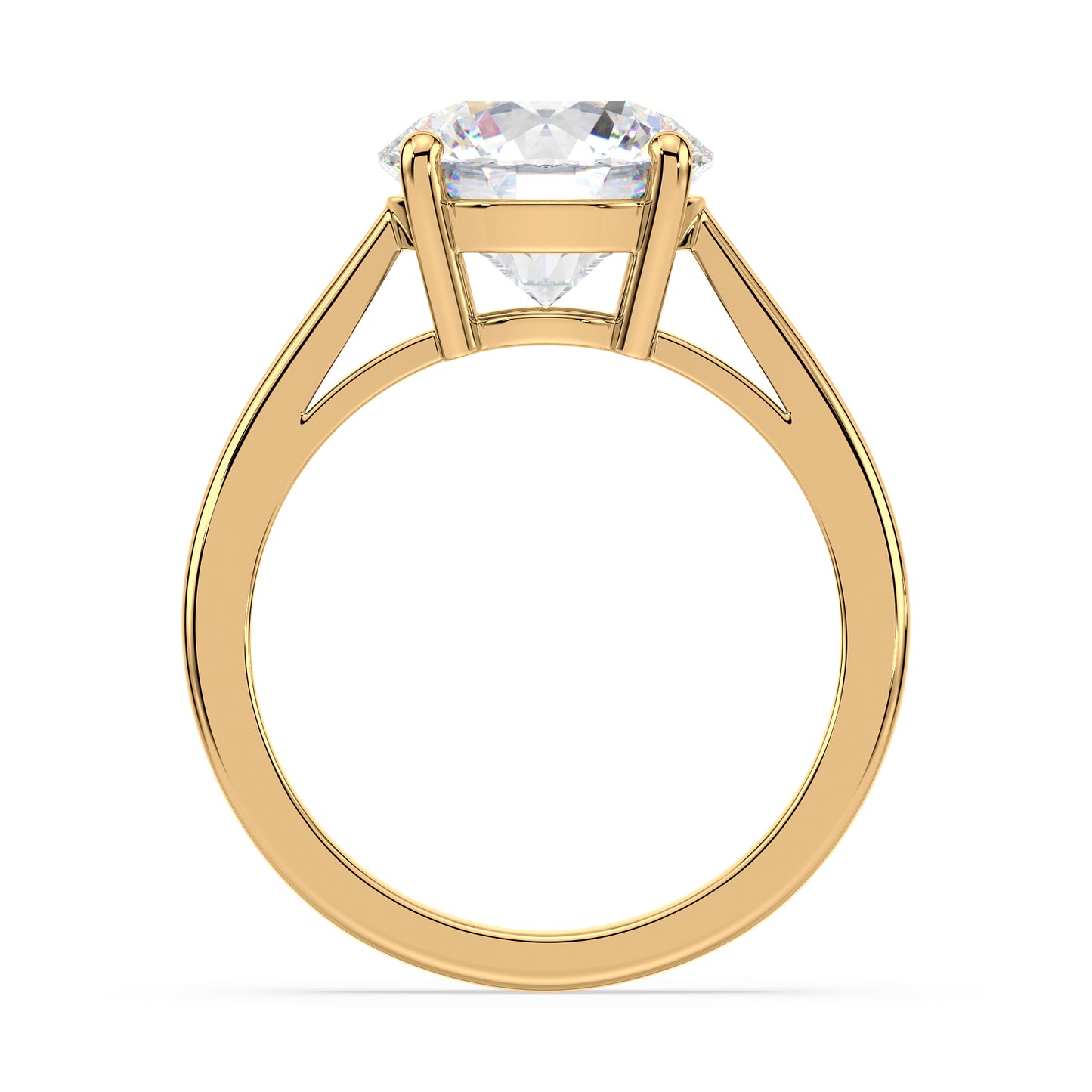 Elegant Round Diamond Ring