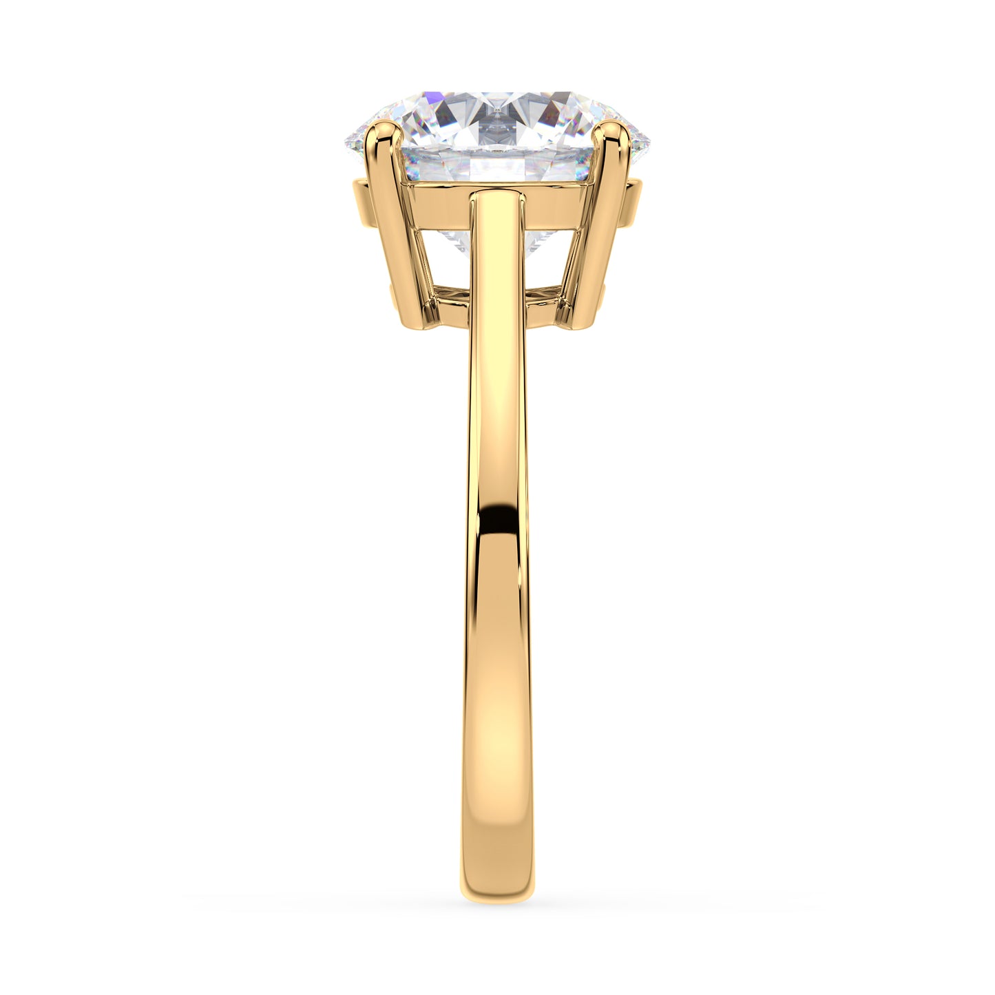 Elegant Round Diamond Ring