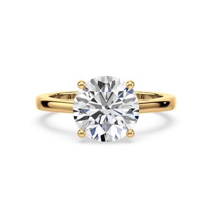 Elegant Round Diamond Ring