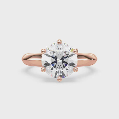 Timeless Round Diamond Solitaire Ring