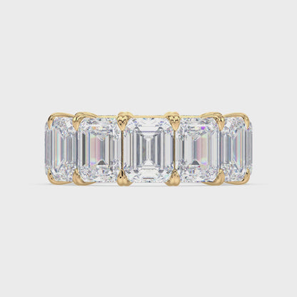 Classic Emerald Diamond Eternity Ring