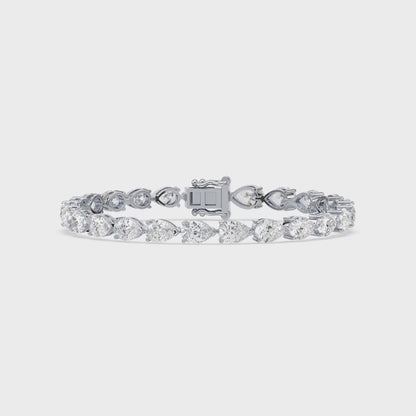 Pear-Shaped Radiance Tennis Bracelet