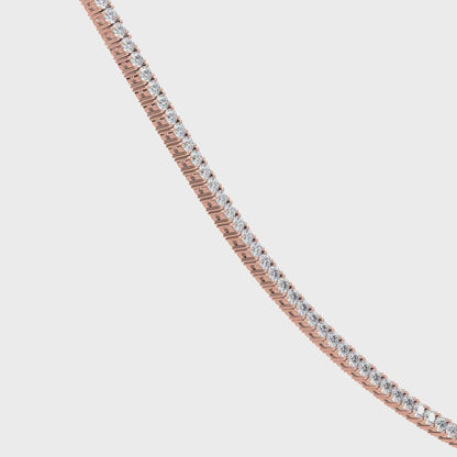 Elegant Diamond Tennis Necklace