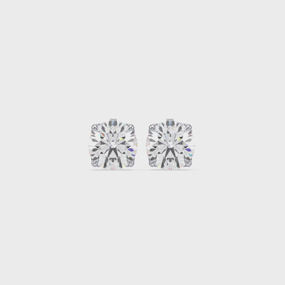 Rose Gold Diamond Studs