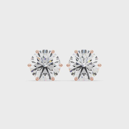 Classic Round Diamond Studs