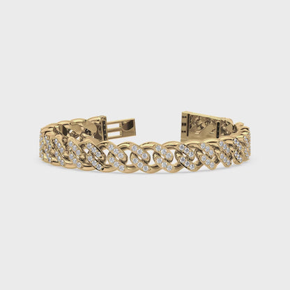 Luxurious Gold Cuban Link Bracelet