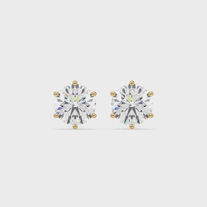 Round Brilliant Diamond Studs
