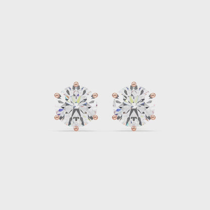 Round Brilliant Diamond Studs