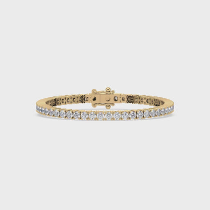 Radiant Line Diamond Bracelet