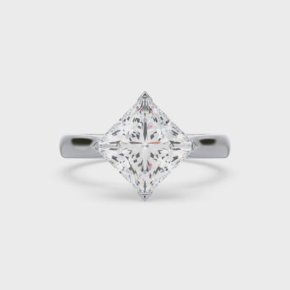 Radiant Princess Diamond Engagement Ring