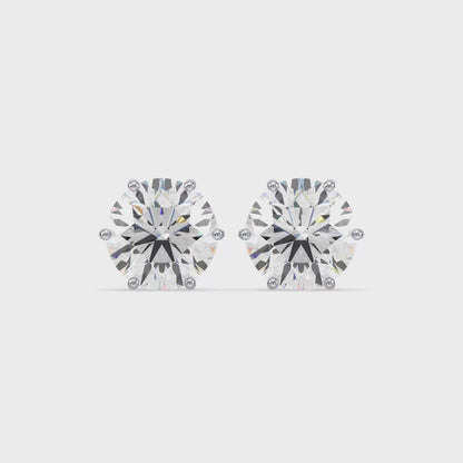 Classic Round Diamond Studs