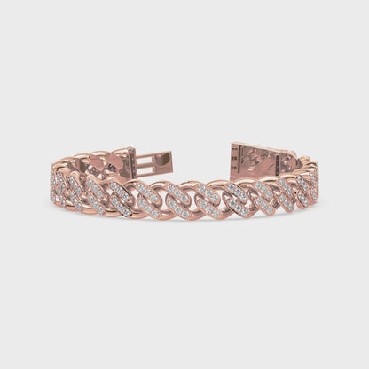 Luxurious Gold Cuban Link Bracelet