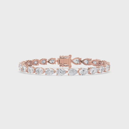 Pear-Shaped Radiance Tennis Bracelet
