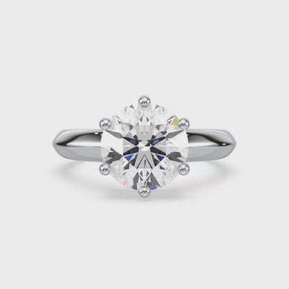 Timeless Round Diamond Solitaire Ring