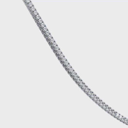 Elegant Diamond Tennis Necklace